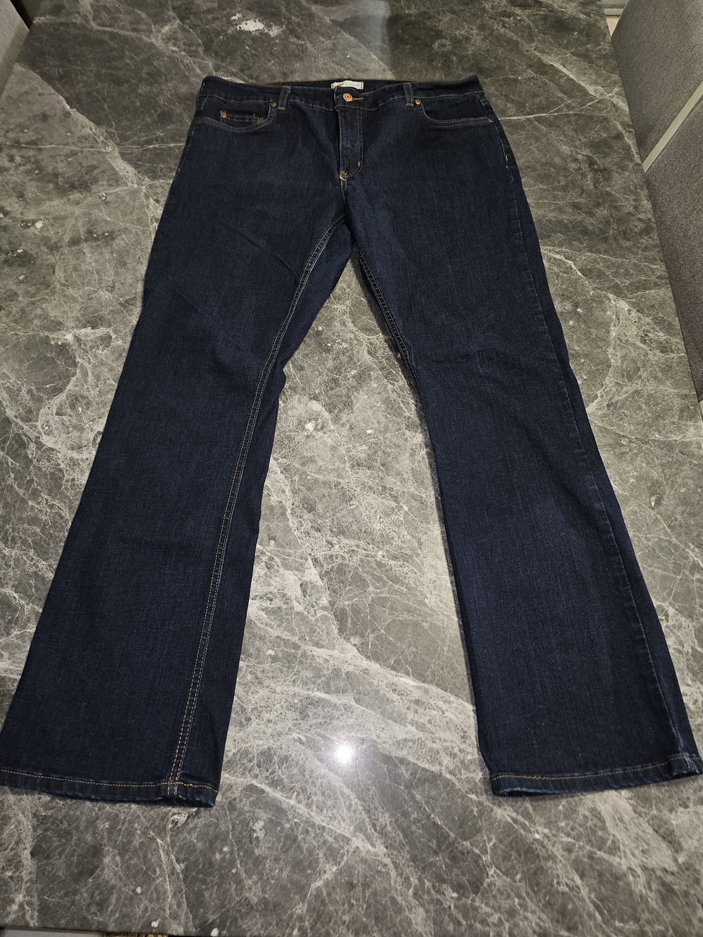 Dickies Women's Dark Blue Boot Cut Jeans